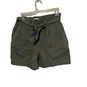 Sanctuary Standard Surplus green belted shorts size S